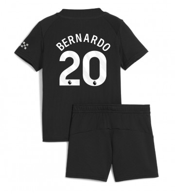 Manchester City Bernardo Silva #20 Udebanetrøje Børn 2025-26 Kortærmet (+ Korte bukser)
